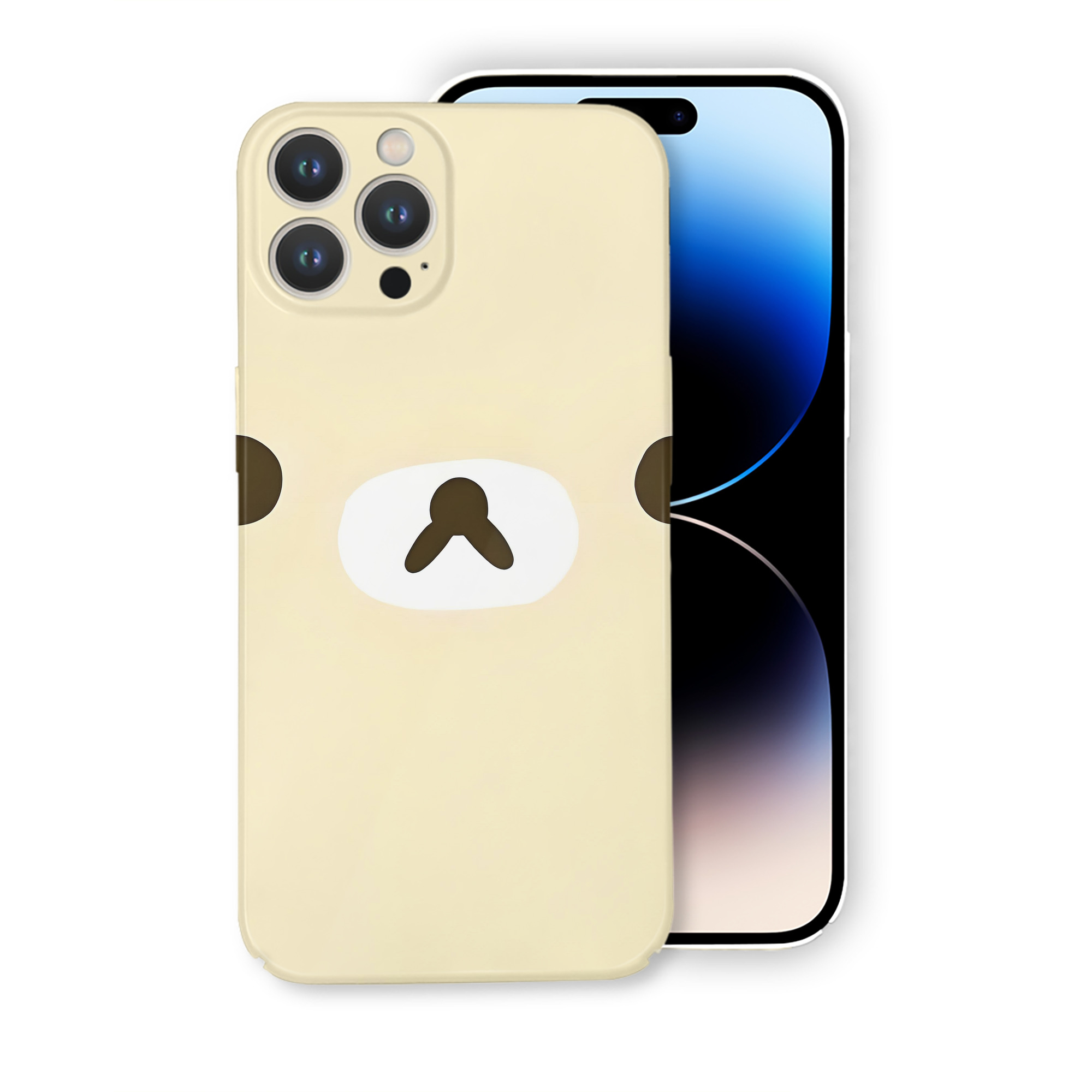 （画像用） リラックマ リラックマ キイロイトリ Rilakkuma Korilakkuma Kiiroitori 【iPhone 14シリーズ対応】ハードケース